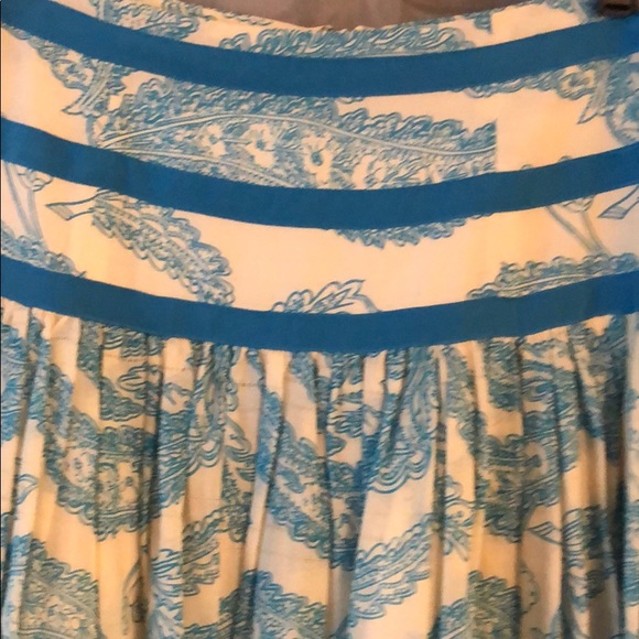 Tracey Reese midi paisley and lace skirt - Picture 3 of 4